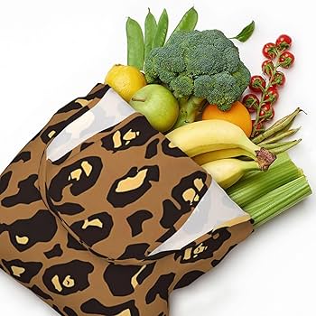Amazon.co.jp: レオパード柄 豹柄 ヒョウ柄 (2) エコバッグ
